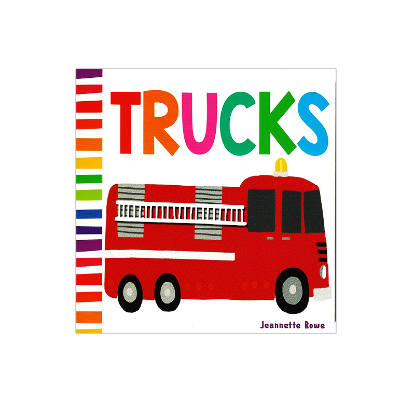 Picture of JR BABY BOARD BOOK-TRUCKS