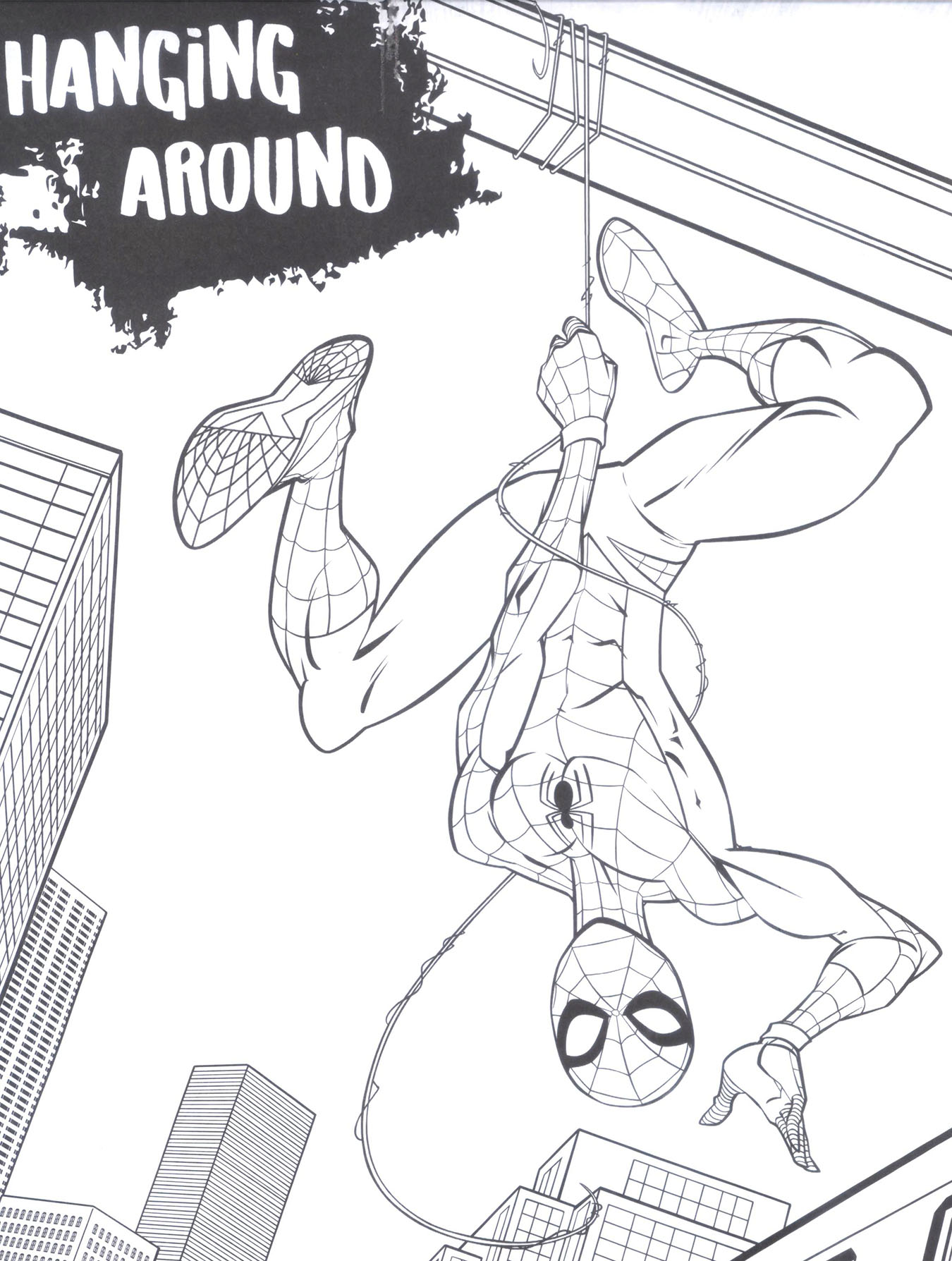 Learning is Fun. MARVEL SIMPLY COLORING-SPIDER-MAN