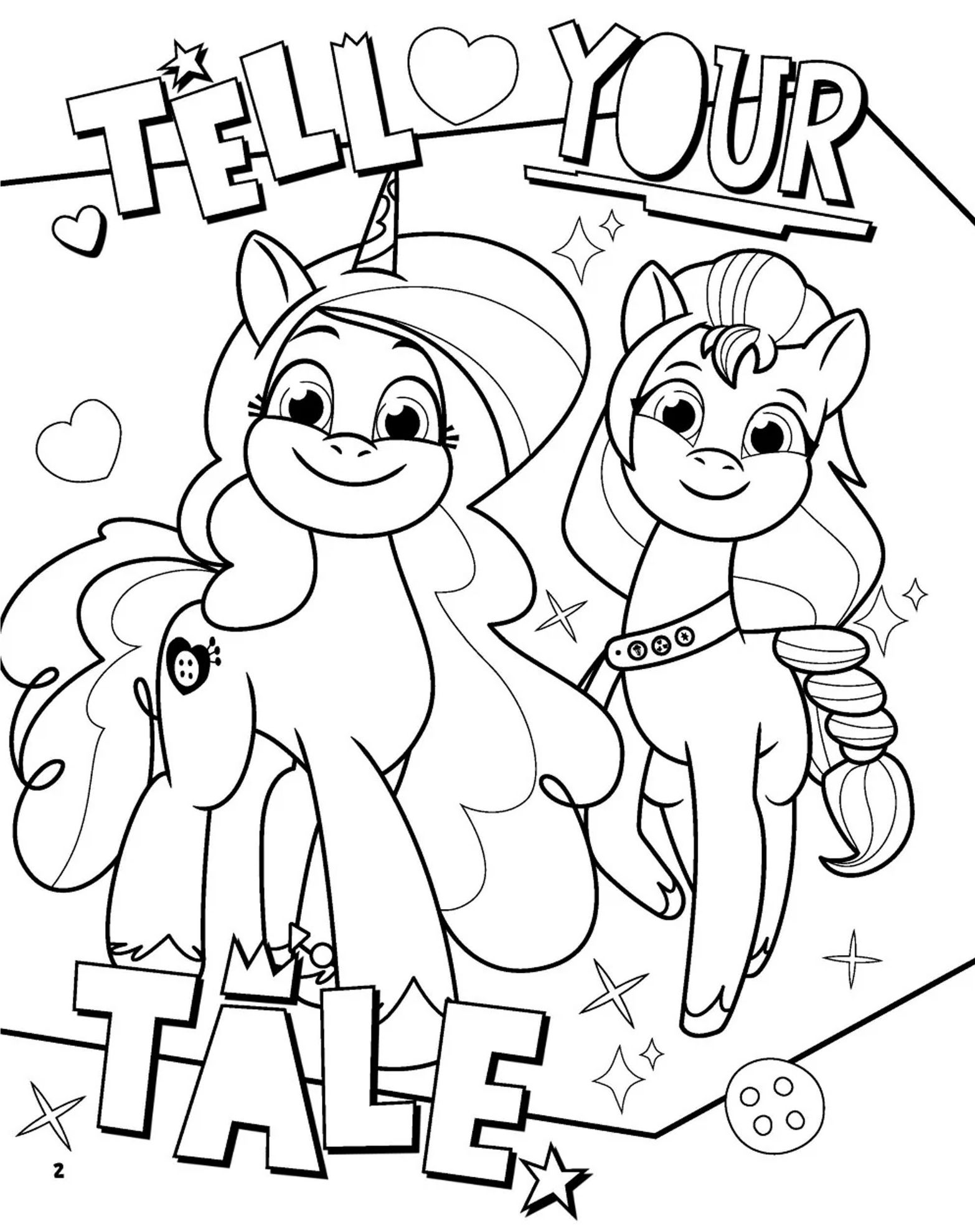 Learning is Fun. MY LITTLE PONY ULTIMATE STICKER BOOK-TELL YOUR TALE